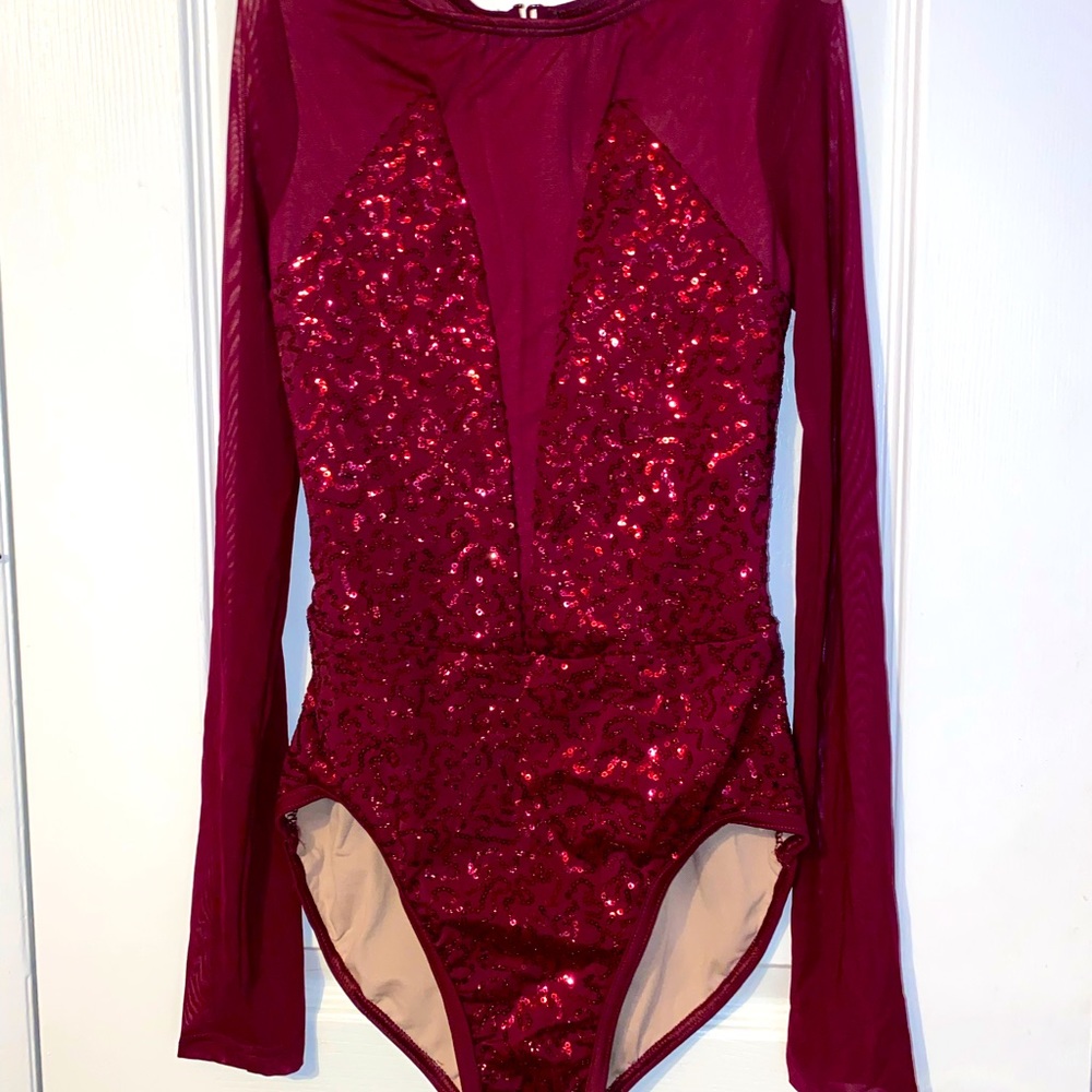 Balera Sequin Leotard Costume New